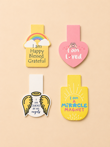 AFFIRMATION MAGNETIC BOOKMARK - SET OF 4
