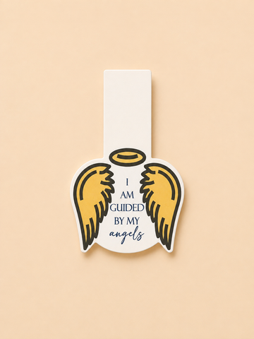 Affirmation Magnetic Bookmarks - Guided By Angels