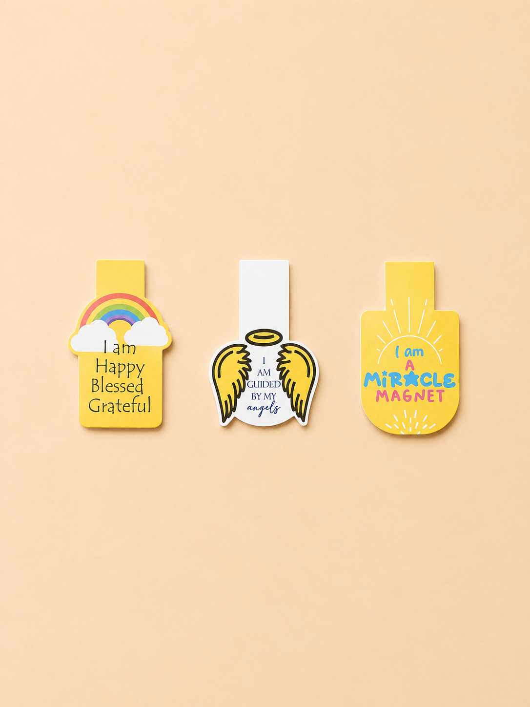 AFFIRMATION MAGNETIC BOOKMARK - SET OF 3