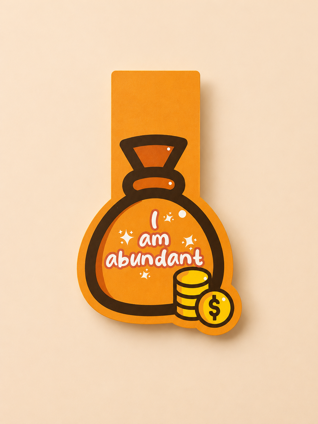 AFFIRMATION MAGNETIC BOOKMARK - MONEY ( 2 pcs)