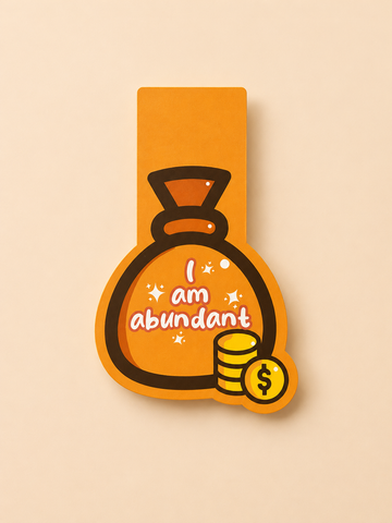 AFFIRMATION MAGNETIC BOOKMARK - MONEY ( 2 pcs)