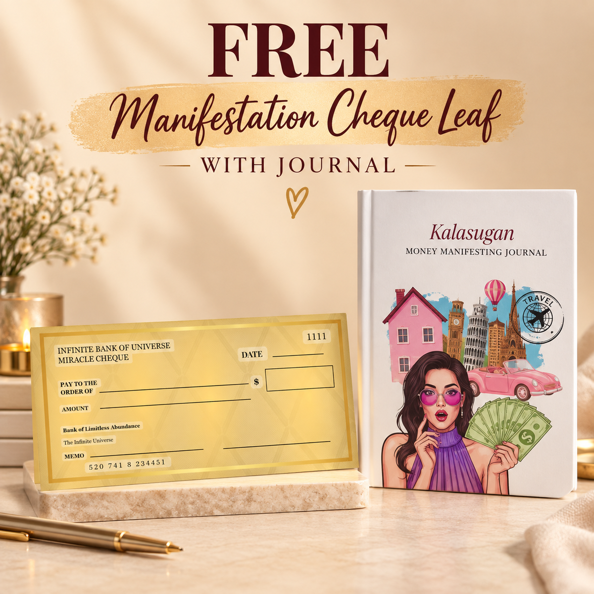 PERSONALIZED MONEY MANIFESTATION JOURNAL