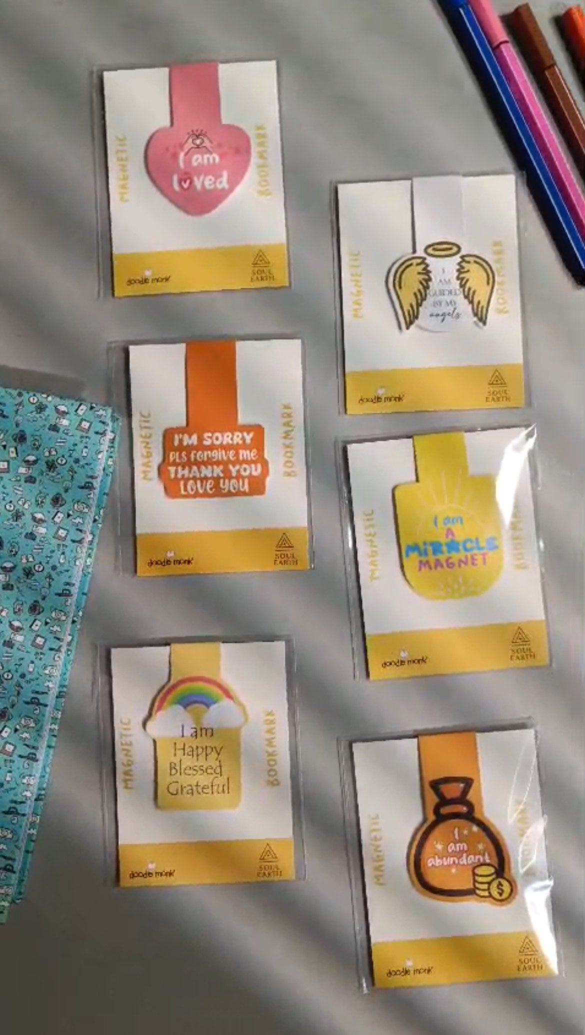 AFFIRMATION BOOKMARK SET - 3