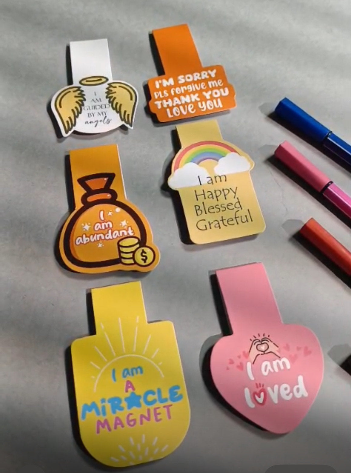 AFFIRMATION BOOKMARK SET - 3