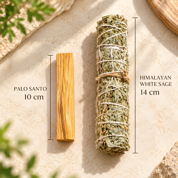 sage & palo Santo  Cleansing Smudge Bundle